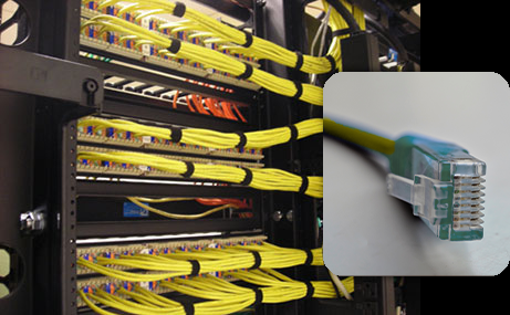 structured cabling being used in Commercial Network Setup in Front Range, CO, Denver, Colorado Springs, Boulder, Fort Collins, Cheyenne